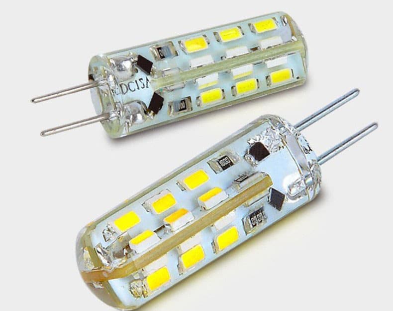 LED silica steeklamp G4 12V Epistar SMD warm wit - Compu-Aid