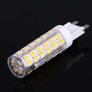 LED silica steeklamp G9 7W 220V Epistar 76SMD warm wit