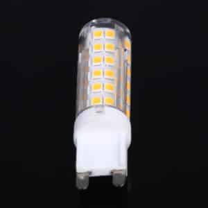 LED silica steeklamp G9 7W 220V Epistar 76SMD warm wit - Afbeelding 2